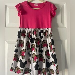 Cheetah Minnie Mouse dress